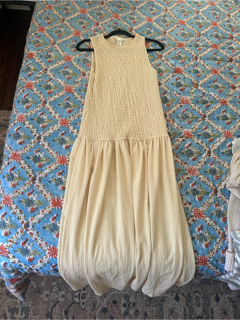 H&M Butter Yellow Drop Waist Dress